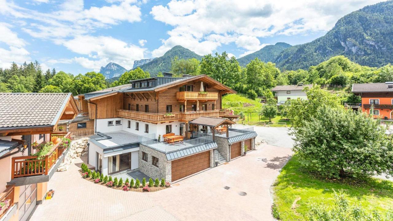 Ferienwohnung Ochsenhorn In Lofer 100 M² / 4-8 P. Buitenkant foto